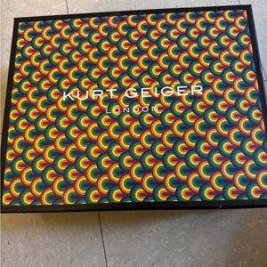 Kurt Geiger Silver Leather Sneakers
